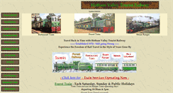 Desktop Screenshot of hothamvalleyrailway.com.au